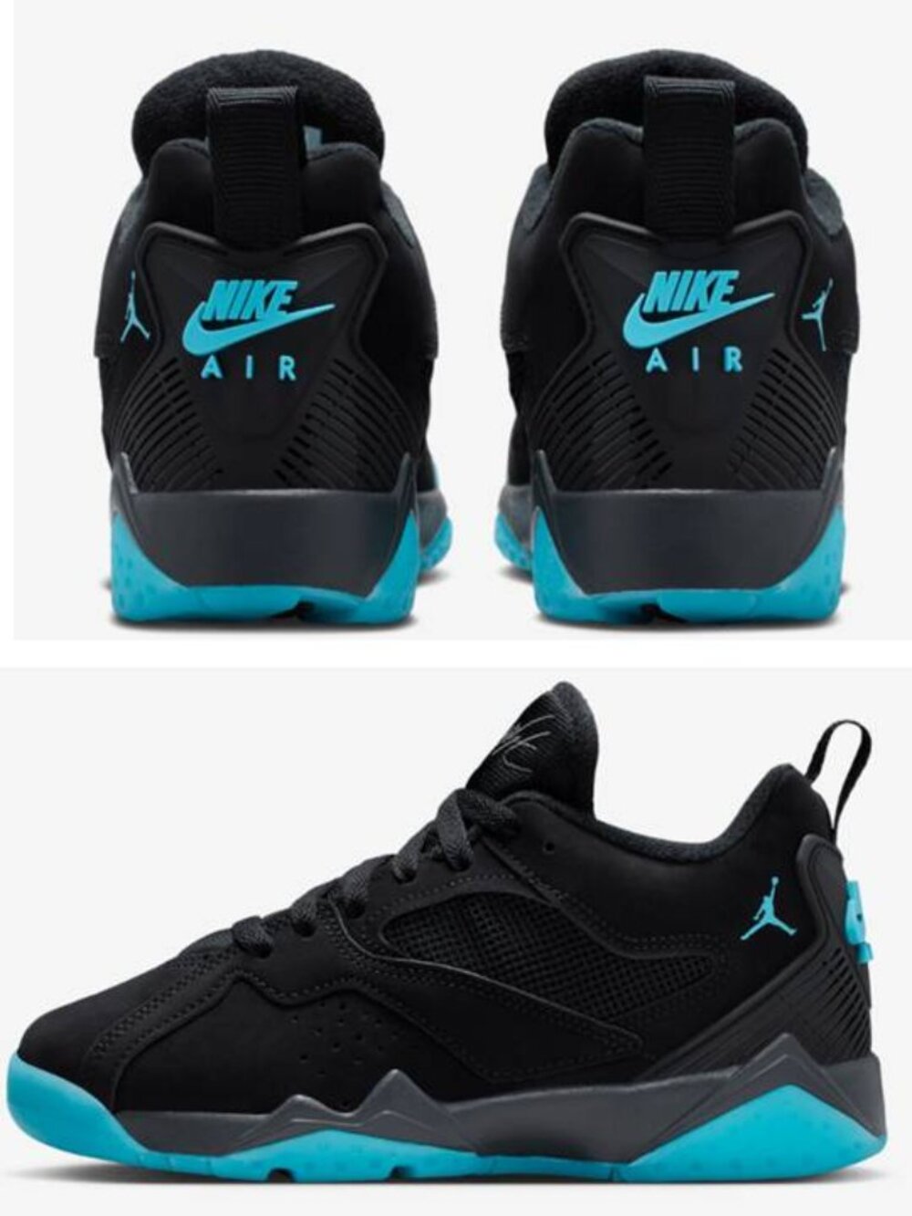 Nike Air Women’s Black & Teal Low-Top Sneakers